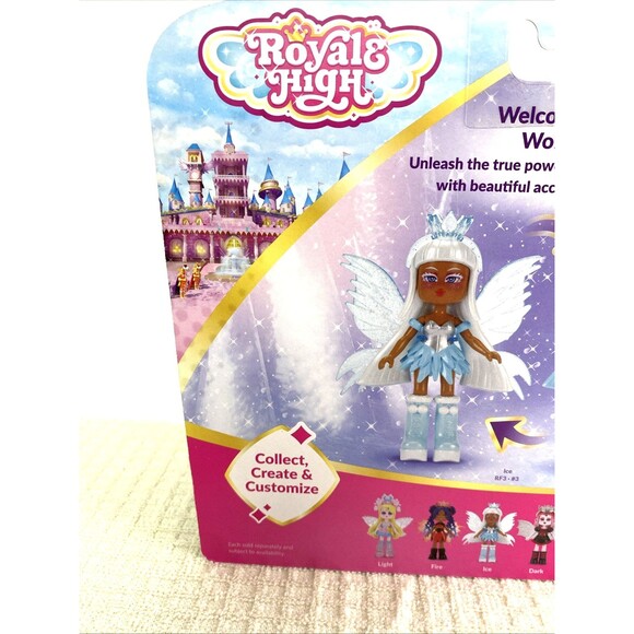 Royale High Ice Fairy 3" Mini Doll & Accessories Blue 9 Mix Match Fashions - Picture 8 of 10